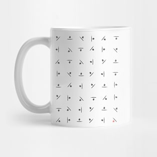 Lines and dots Mug